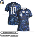 Argentina Away Women Shirt 2026-over view-MESSI 10