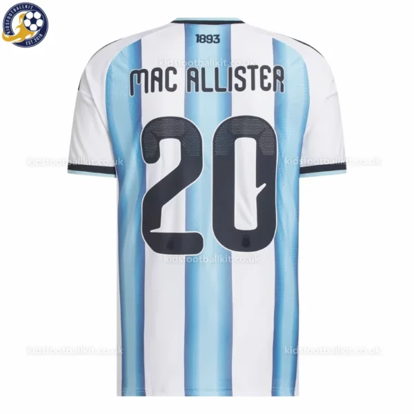 Argentina Home Men Shirt 2026-back view-MAC ALLISTER 20