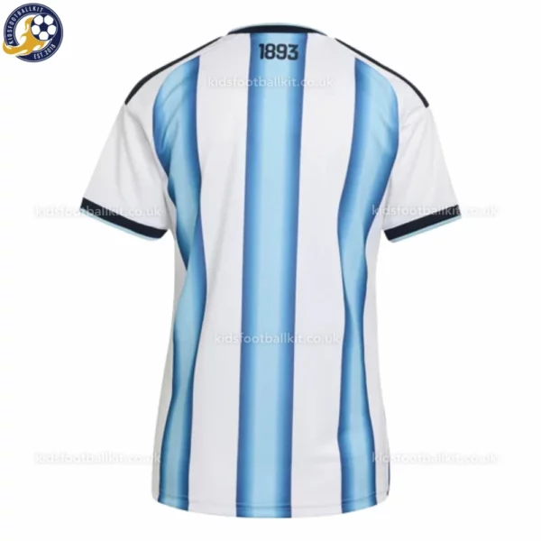 Argentina Home Women Shirt 2026-back view