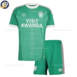 Aston Villa Goalkeeper Kids Kit 26_27-front view-green