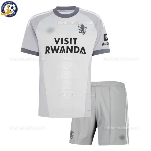 Aston Villa Goalkeeper Kids Kit 26_27 -front view-grey