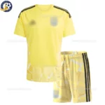 Aston Villa Goalkeeper Kids Kit 26_27-front view-yellow