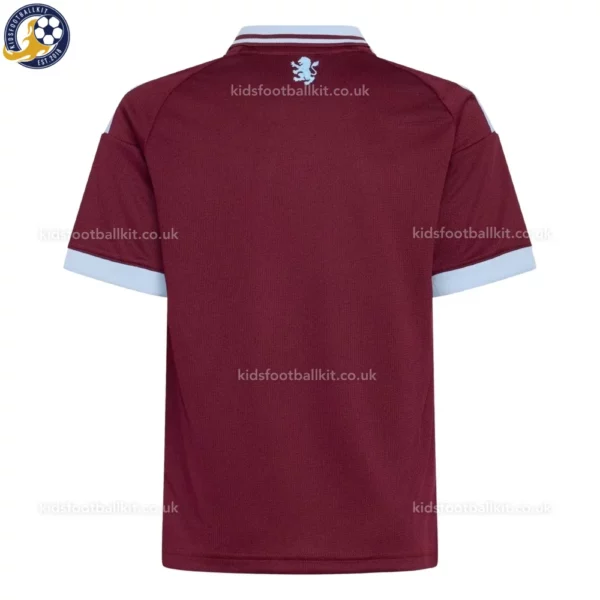 Aston Villa Home Kids Kit 26_27-back view