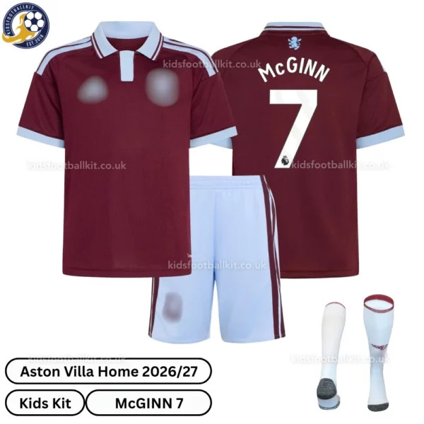 Aston Villa Home Kids Kit 26_27-over view-McGINN 7