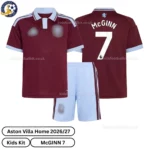 Aston Villa Home Kids Kit 26_27-over view-McGINN 7