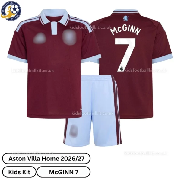 Aston Villa Home Kids Kit 26_27-over view-McGINN 7