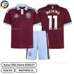 Aston Villa Home Kids Kit 26_27-over view-WATKINS 11
