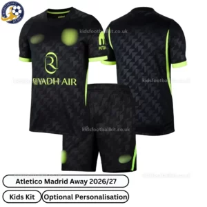 Atletico Madrid Away kids kit 2026_27-over view