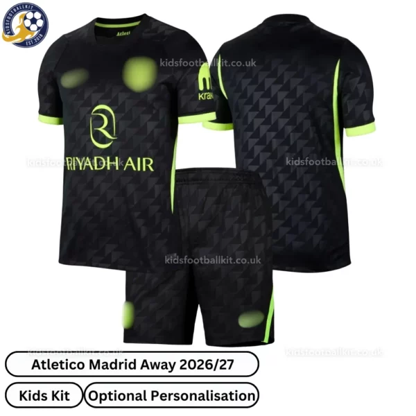 Atletico Madrid Away kids kit 2026_27-over view