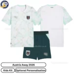 Austria Away Kids Kit 2026-over view