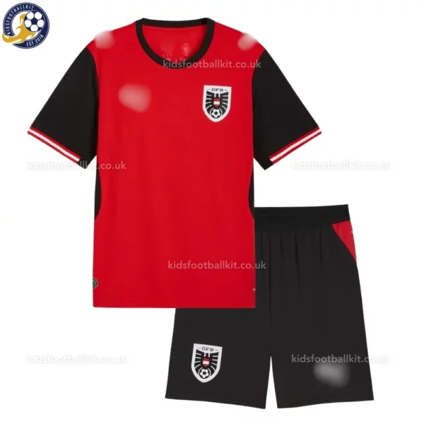 Austria Home Kids Kit 2026-front view