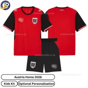 Austria Home Kids Kit 2026-over view