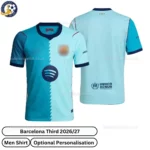 Barcelona third men shirt 26_27-over view