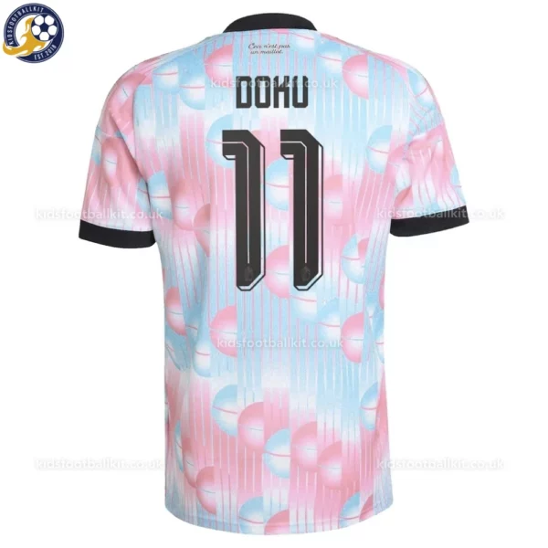 Belgium Away Kids Kit 2026-DOKU 11-back view
