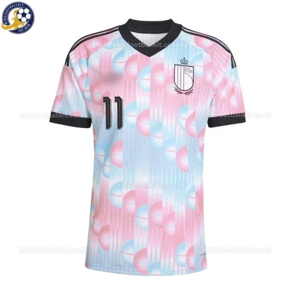 Belgium Away Kids Kit 2026-DOKU 11-front view