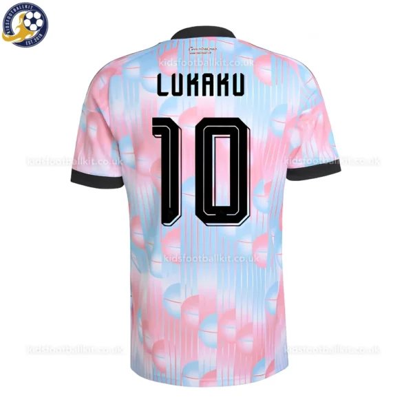 Belgium Away Kids Kit 2026-back view-Lukaku 10