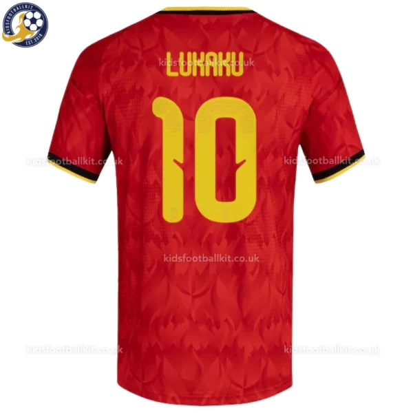 Belgium Home Kids Kit 2026-back view-Lukaku 10