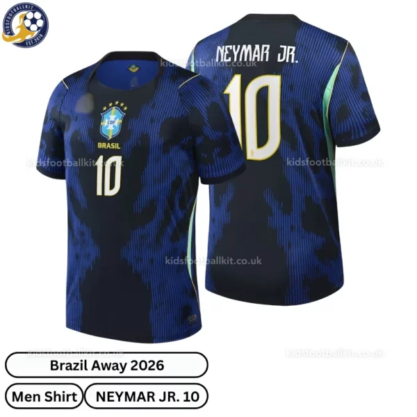 Brazil Away Men Shirt 2026 - NEYMAR JR. 10 -over view