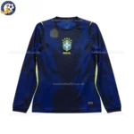 Brazil Away Men Shirt 2026-front view-long sleeve
