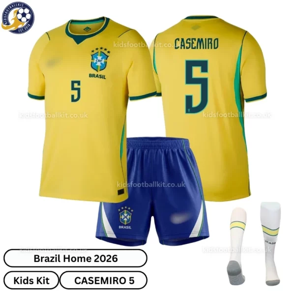 Brazil Home Kids Kit 2026 - CASEMIRO 5 -over view