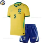 Brazil Home Kids Kit 2026 - CUNHA 9 -front view
