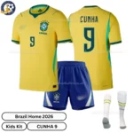 Brazil Home Kids Kit 2026 - CUNHA 9 -over view