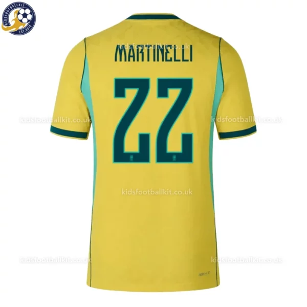 Brazil Home Kids Kit 2026-MARTINELLI 22-back view