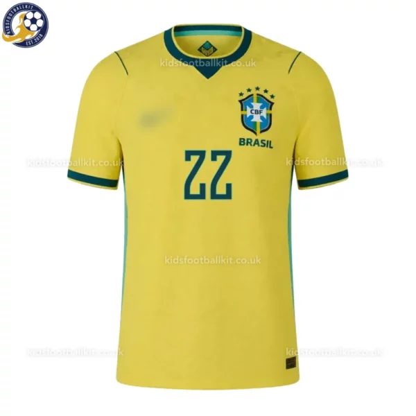 Brazil Home Kids Kit 2026-MARTINELLI 22-front view