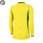Brazil Home Men Shirt 2026-back view-long sleeve