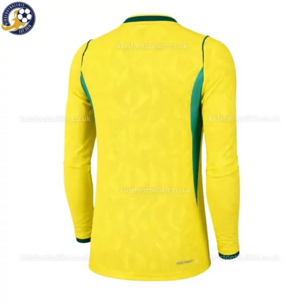 Brazil Home Men Shirt 2026-back view-long sleeve