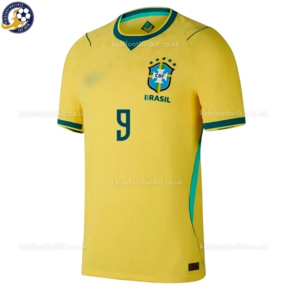 Brazil Home Men shirt 2026 - CUNHA 9 -front view