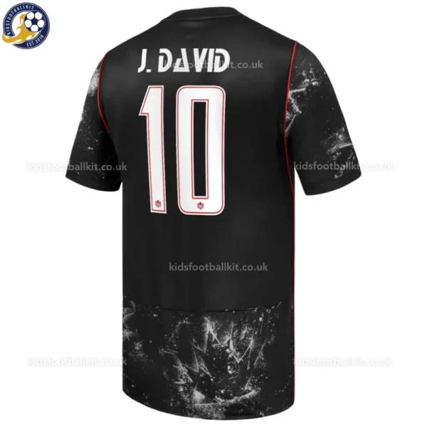 Canada away kids kit 2026-back view-J. DAVID 10