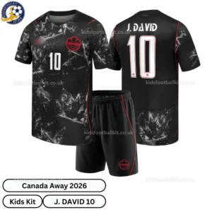 Canada away kids kit 2026-over view-J. DAVID 10