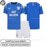 Cardiff City home kids kit 26_27-over view 2