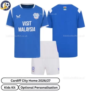 Cardiff City home kids kit 26_27-over view 2