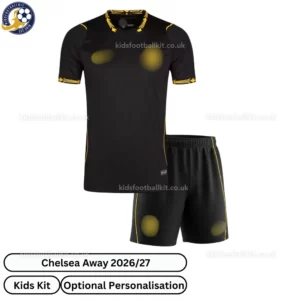 Chelsea Away Kids Kit 26_27-front view