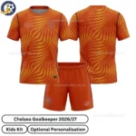 Chelsea Goalkeeper Kids Kit 26_27 -Over view-orange