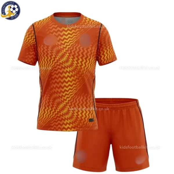Chelsea Goalkeeper Kids Kit 26_27 -front view-orange