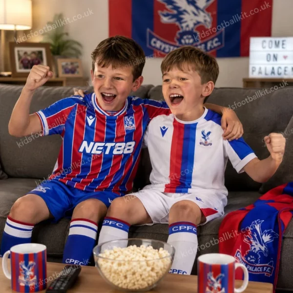 Crystal Palace home & third kids kits 25_26-image