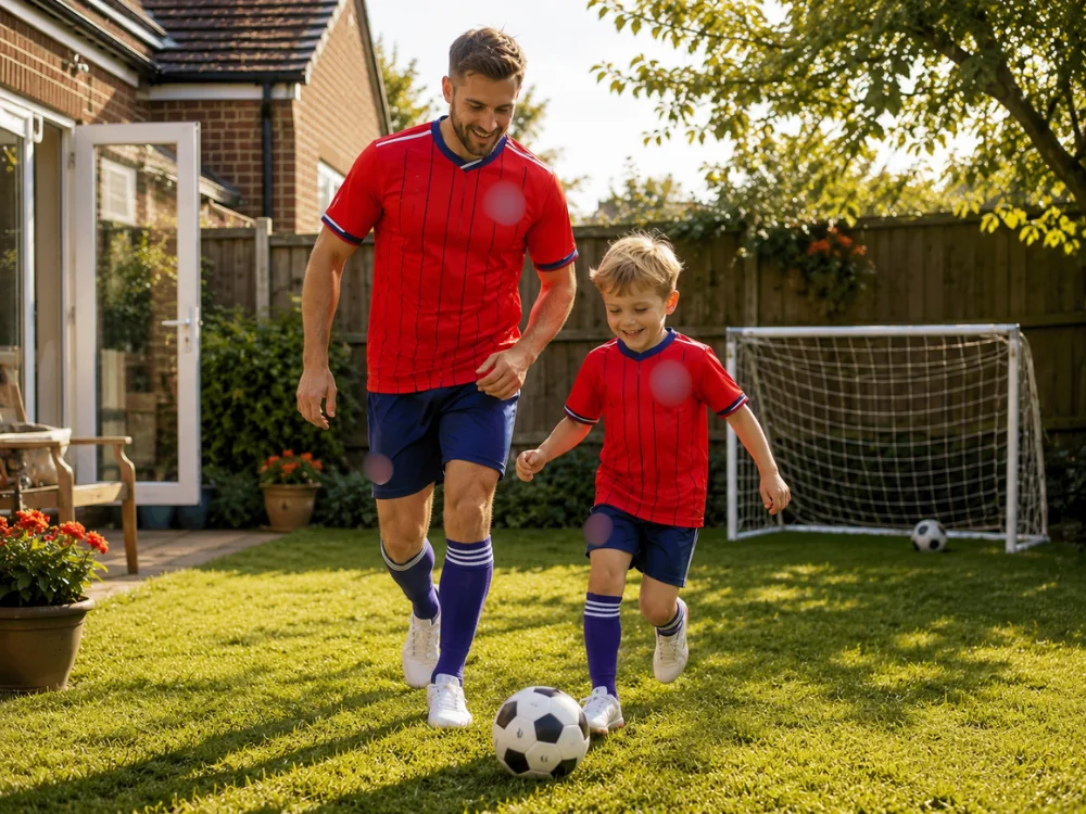 Dad and son football gift packs