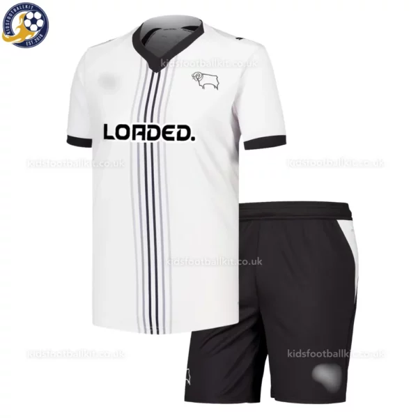 Derby County Home Kids Kit 26_27-front view