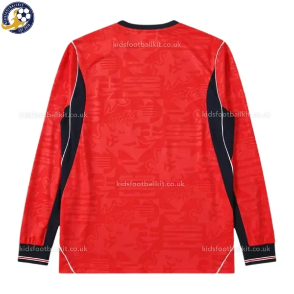 England Away Men Shirt 2026-back view-long sleeve