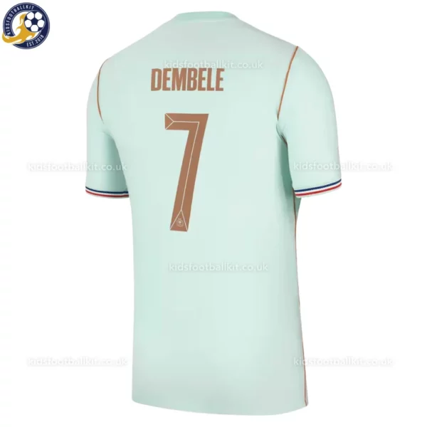 France Away Kids Kit 2026-back view-DEMBELE 7