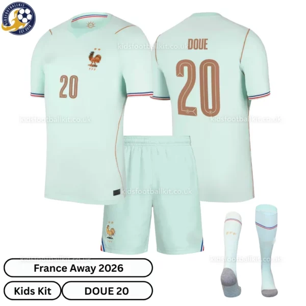 France Away Kids Kit 2026-over view-DOUE 20