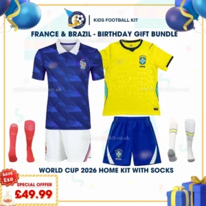 France & Brazil home kids kits 2026