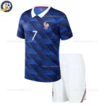 France Home Kids Kit 2026-front view-DEMBELE 7