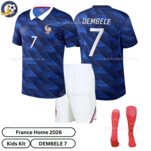 France Home Kids Kit 2026-over view-DEMBELE 7