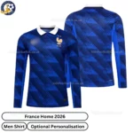France Home Men Shirt 2026-over view-long sleeve
