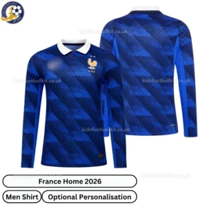 France Home Men Shirt 2026-over view-long sleeve