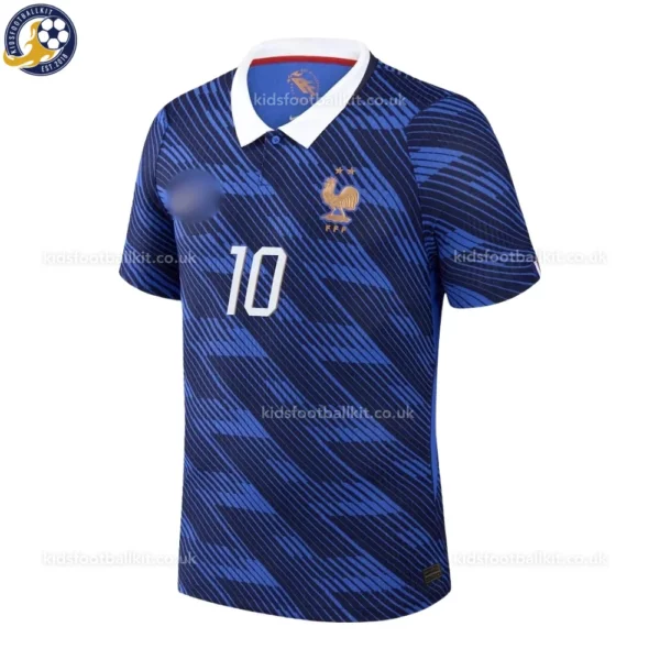 France Home Men shirt 2026-front view-MBAPPE 10
